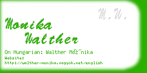 monika walther business card